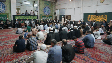 گرامیداشت خجسته سالروز ولادت حضرت امام رضا علیه‌السلام در بیت آیت‌الله العظمی شیرازی