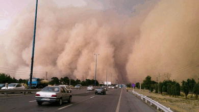 طوفان شن در تهران، قم و کرج؛ هشدار درباره کیفیت هوا و رفت‌وآمد