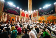 سوگواری شهادت امام محمد باقر در جوار حرم امیرالمؤمنین علیهما السلام