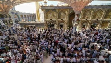 Necef Eşref'te 4 milyondan fazla ziyaretçi katılımıyla Kadir-i Hum Bayramını kutladı.