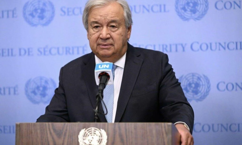 Guterres, Sudan Halkının Çektiği Acıların Sona Ermesi Çağrısında Bulundu